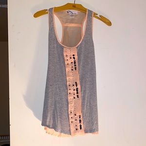Beaded tank top blouse